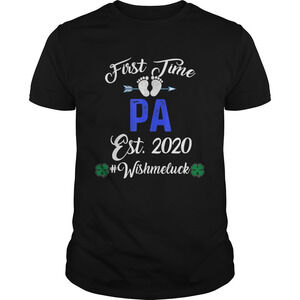 First Time Pa Est 2020 Shirt Fathers Day Shirt